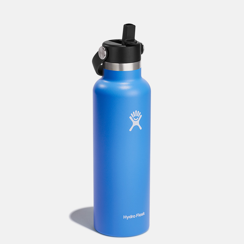 Standard Mouth with Flex Straw Cap 21 OZ בקבוק שתייה עם קש image number null